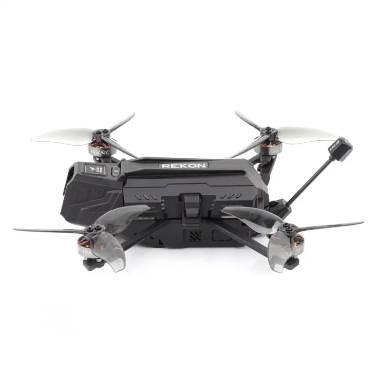 Side angle of HGLRC Rekon35 V2 FPV quadcopter