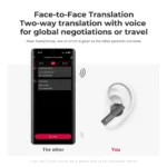 HTC NE40 Ultra HD Screen Bluetooth AI Translator Earbuds - Image 5