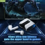 HTC NE49 TWS Bluetooth Earbuds Low Latency Sports Headset - Image 5