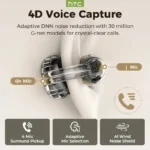 HTC NE56 Bluetooth V6 OWS Earclip Sports Wireless Headphones - Image 3