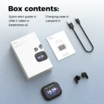 HTC NE68 HD Screen Bluetooth Earbuds 30H Clear Audio Comfort - Image 6