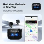 HTC NE68 TWS Bluetooth Earbuds LED Touchscreen with Mic - Image 4