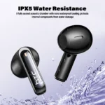 HTC NE70 Bluetooth V6.0 AI Translator Gaming Earbuds HD Bass - Image 5