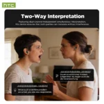 HTC Wireless Bluetooth Earbuds LED Display Low Latency Audio - Image 4