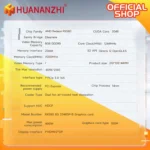 HUANANZHI RX580 8GB graphics card full layout with dual fan cooling system