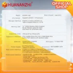 Rear I/O ports of HUANANZHI X10X99 Xeon motherboard