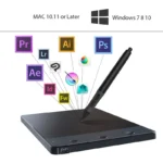 HUION H420 Mini Graphics Tablet with 3 Custom Keys - Image 6