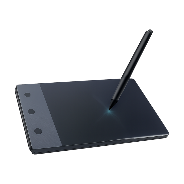 HUION H420 mini graphics tablet with 3 customizable press keys and USB interface