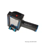 Portable inkjet printer printing sample with multiple ink colors