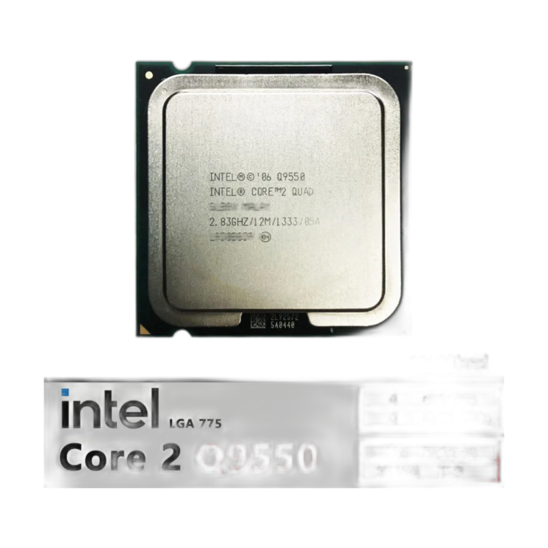 Intel Core 2 Quad Q9550 2.8GHz quad-core CPU front view