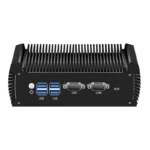Top view of Intel i5-8250U Mini PC barebone chassis