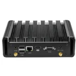 Mini PC top view with VESA mount attached