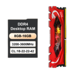 JAZER DDR4 3200MHz 16GB desktop gaming memory module