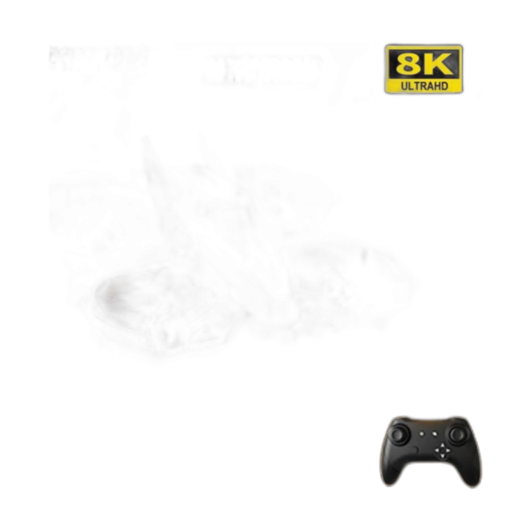 JJRC H118 RC drone gray black with 8K camera and WiFi FPV in flight