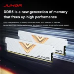 JUHOR DDR5 16GB 6000MHz gaming memory close-up detail