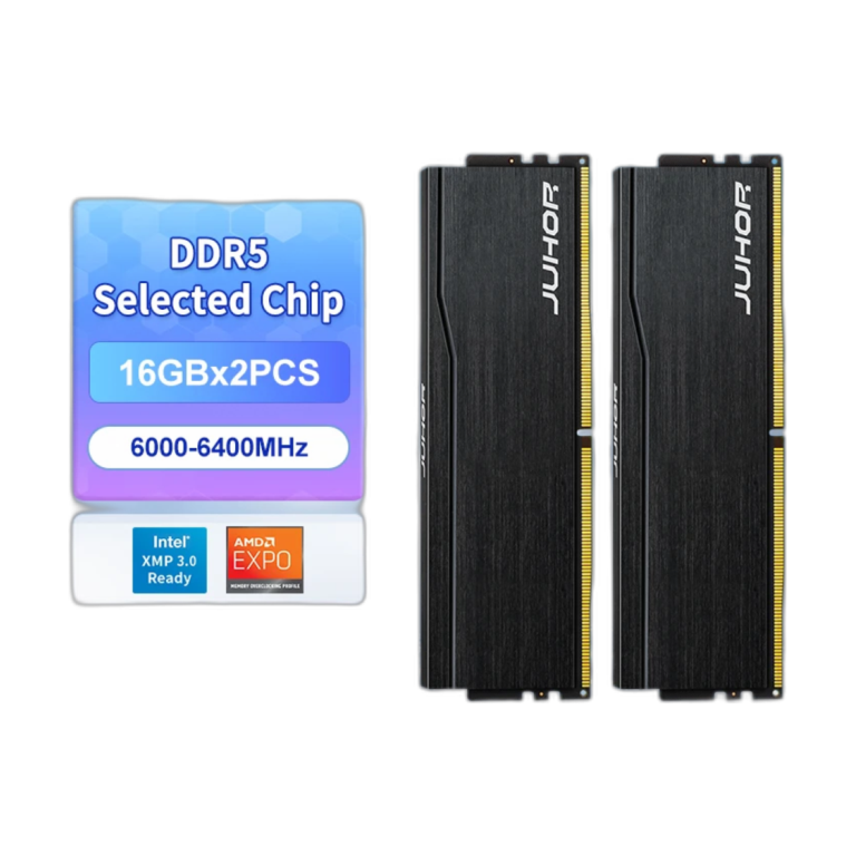 JUHOR 32GB DDR5 RAM kit 6000MHz and 6400MHz modules
