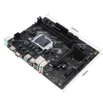 Close-up of KLLISRE H310 PCIe expansion slots and connectors