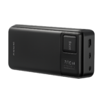 KUULAA 20000mAh portable power bank front view with digital display