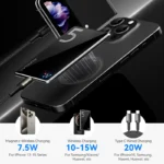 KUULAA wireless power bank charging iPhone