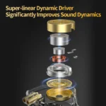 KZ ZSN Pro 2 Metal In-Ear Earphones with Hybrid Drivers - Image 3