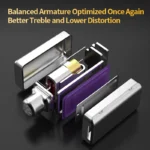 KZ ZSN Pro 2 Metal In-Ear Earphones with Hybrid Drivers - Image 4