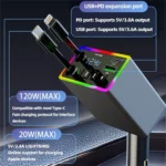 Kebidumei Bluetooth 5.3 FM Transmitter 120W Car Charger Kit - Image 3