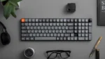 Keychron K17 Max showing RGB backlit keys and aluminum body