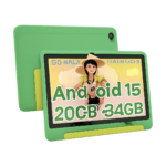 10.1 inch kids tablet with Android 15 and dual cameras