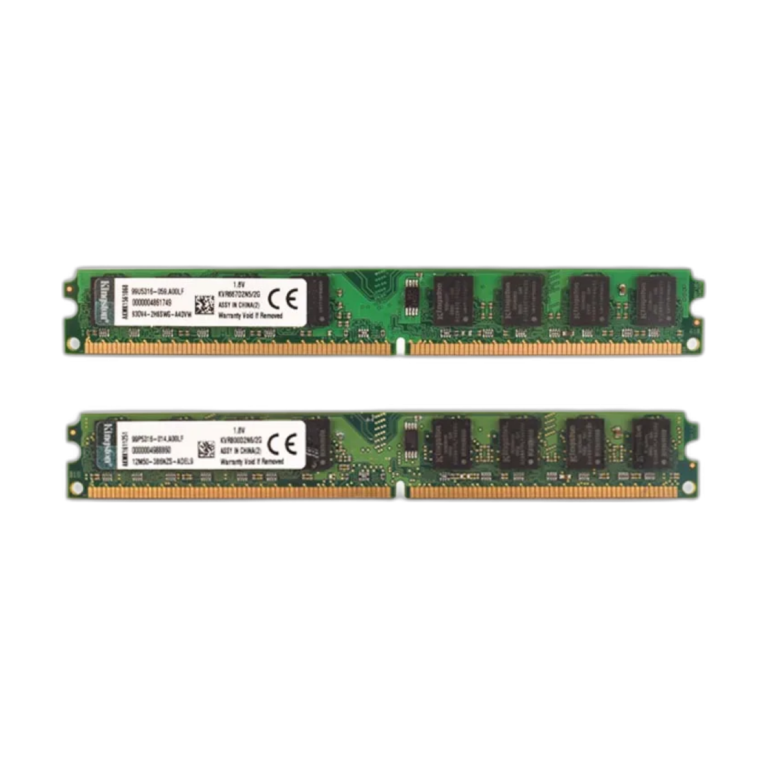 Kingston 2GB DDR2 667MHz desktop RAM module front view