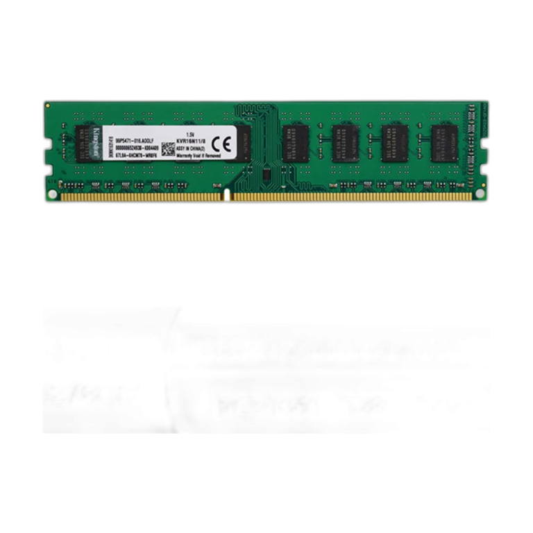 Kingston DDR3 4GB 8GB 1600MHz PC3-12800 RAM module front view