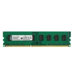 Close-up of Kingston DDR3 RAM cooling fins and label