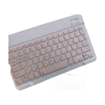 Ultra-slim Korean Bluetooth keyboard front view for iPad and iPhone