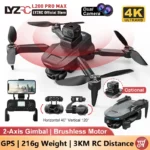 L200 PRO MAX drone folded view in silver grey