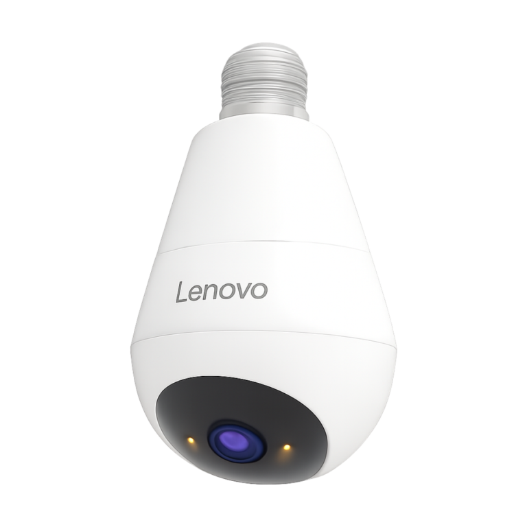 Lenovo 3MP WiFi E27 Bulb Security Camera front view