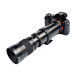 Lightdow 420-800mm f8.3-16 manual telephoto zoom lens front view