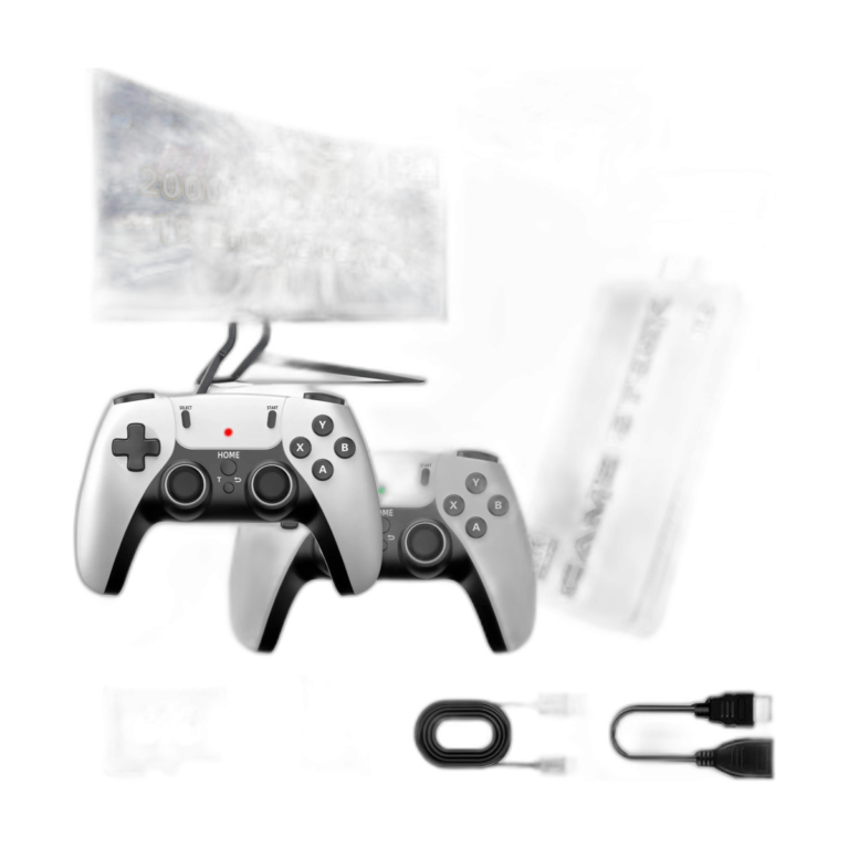 M15 wireless handheld game console with dual controllers and 64GB storage