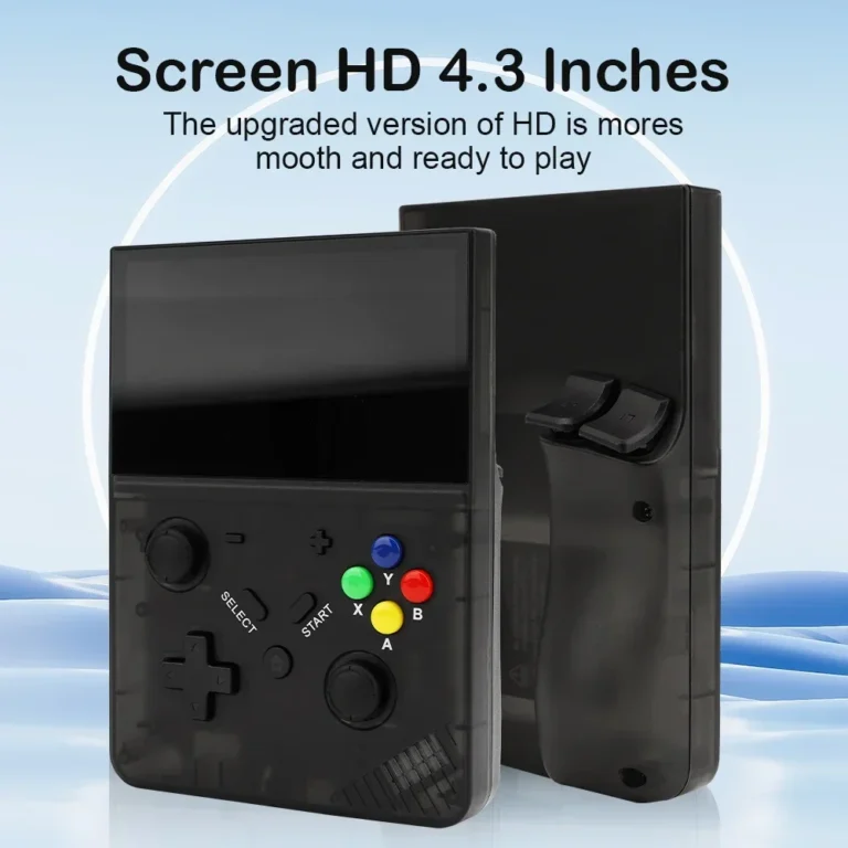 M18 Retro handheld console side view showing Type-C port