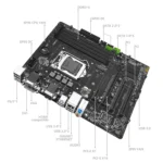 MACHINIST B85M-PRO motherboard M.2 NVMe SSD slot detail