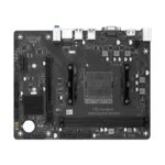 Close-up of MAXSUN B450M motherboard AM4 socket area