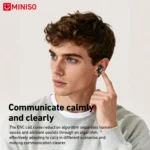Side view of MINISO MS105 Bluetooth TWS in-ear headphones