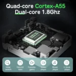 MIYOO FLIP V2 portable retro gaming device with USB Type-C port