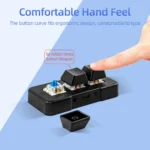 MK321BT Mini 3-Key Mechanical Blue Switch Keyboard USB+BT - Image 4