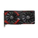 Front view of MLLSE AMD RX 5700 XT 8GB graphics card with dual fans