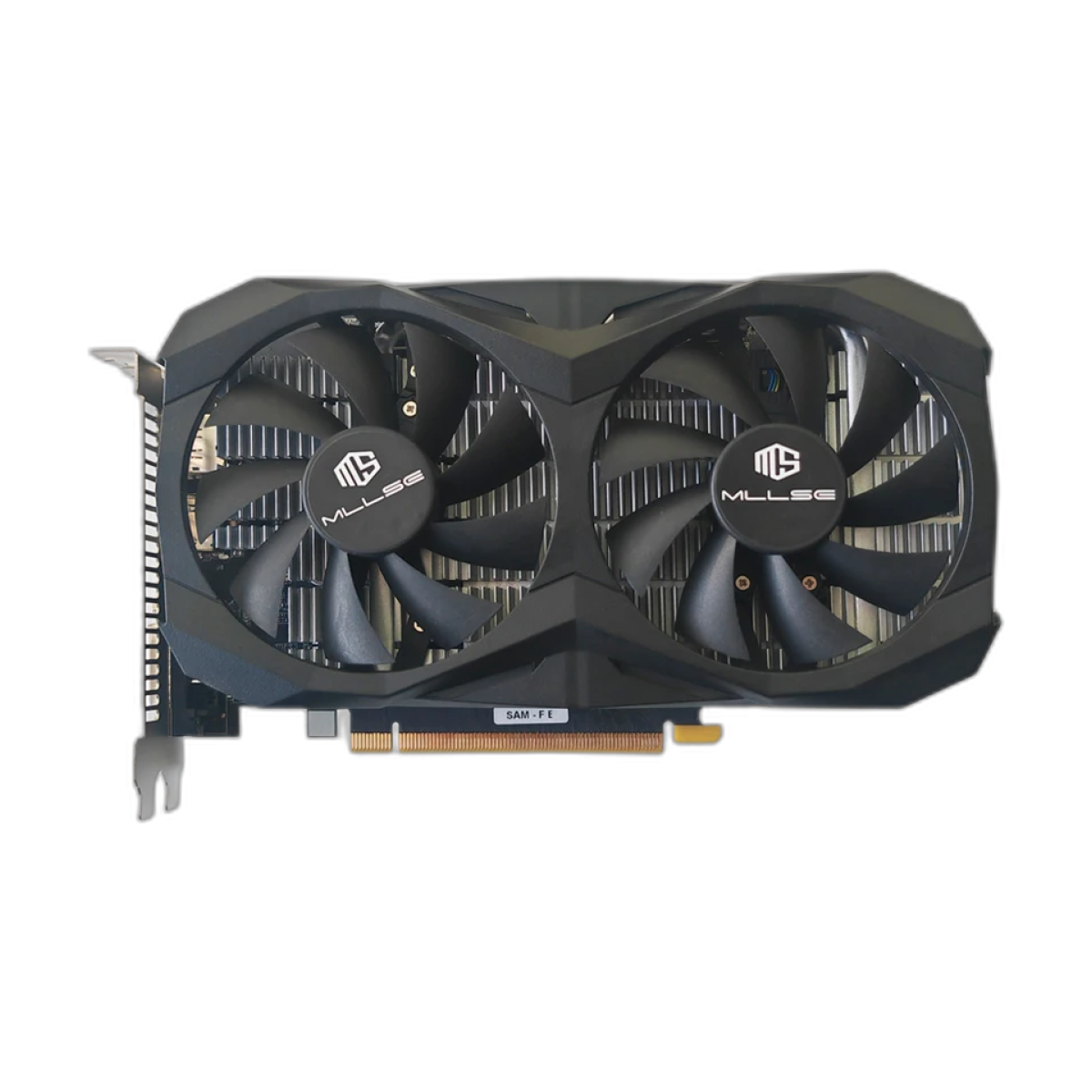 MLLSE GTX 1660 Super 6GB Graphics Card GDDR6 192 Bit PCI-E 3.0×16 8Pin NVIDIA GPU Gtx 1660super Gaming Video Card Placa De Vide-bg-clean Front view of MLLSE GTX 1660 Super 6GB GDDR6 graphics card