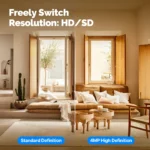 MOES WiFi 4MP Indoor Pan/Tilt Smart Security Camera - Image 2