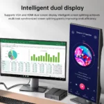 Rear ports of MSECORE Intel J1900 fanless mini PC showing HDMI and LAN