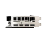 Back panel showing HDMI and DisplayPort outputs on MSI RTX 2060 SUPER