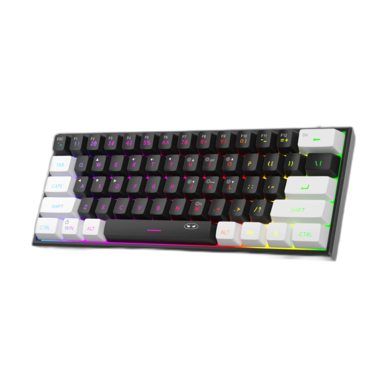 MageGee TS91 61-key compact RGB wired keyboard front view