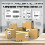 Marklife Bluetooth thermal printer with mobile device