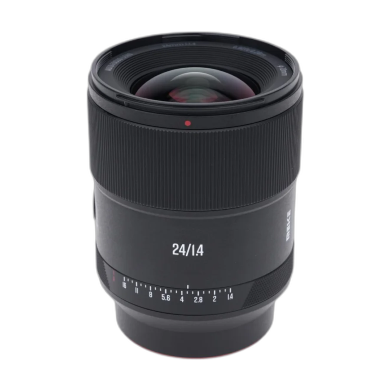 Meike 24mm f1.4 Full Frame Auto Focus STM Lens front view
